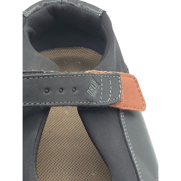 Drew Women's Black Leather Mary Jane Shoes Size 8.5WW - Picture 7 of 10